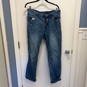 Old Navy Classic Blue Straight Leg Jeans